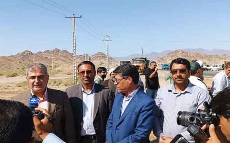 آغاز عملیات اجرایی پروژه باند دوم قلعه گنج - کهنوج